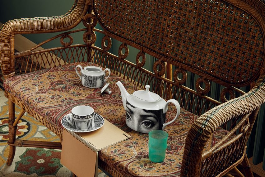 Tea set by Fornasetti