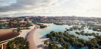Coral Bloom hotel by Foster + Partners in Saudi Arabia