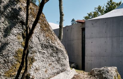 Concrete facade