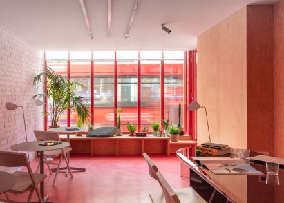 Co-working lounge in High Street House by Noiascape Teatum+Teatum