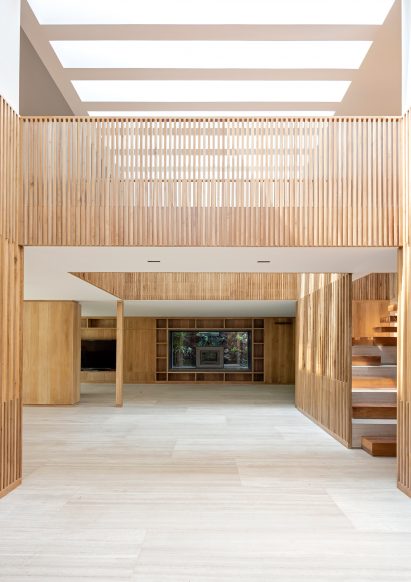 Interiors of Casa Agua by Viga Arquitectos in Mexico City