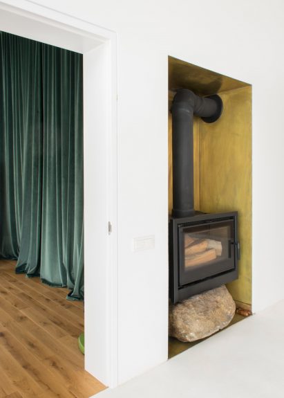 Fireplace in House and the River by After Party