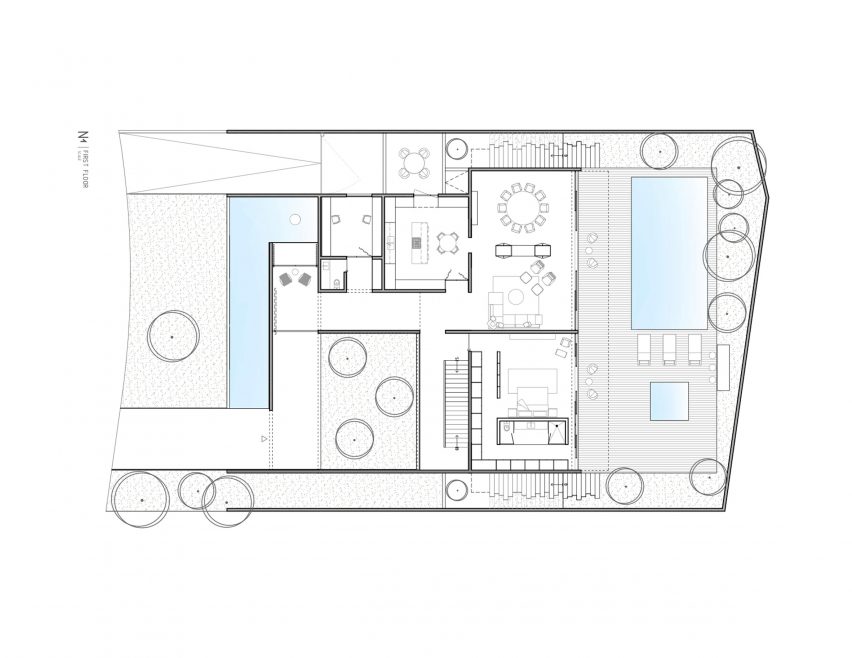Plans for Casa ZTG by 1540 Arquitectura