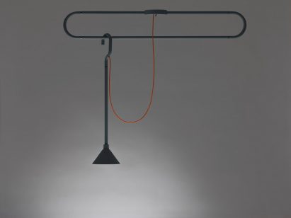 The lamp acts as a spot light