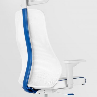 Back of white Matchspel chair