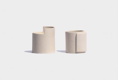 Lleig ceramic skincare vessels by Julia Roca Vera