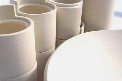 Lleig ceramic packaging and bowl