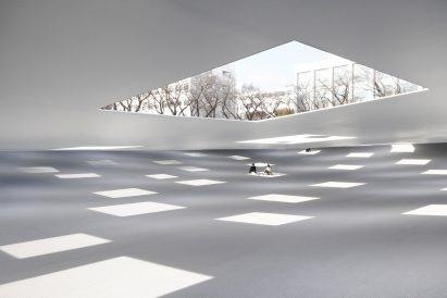 Kanagawa Institute of Technology plaza by Junya Ishigami