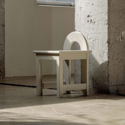 Low U Stool from Korean Art Deco collection by Subin Seoul