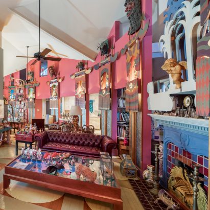 A postmodernist living room