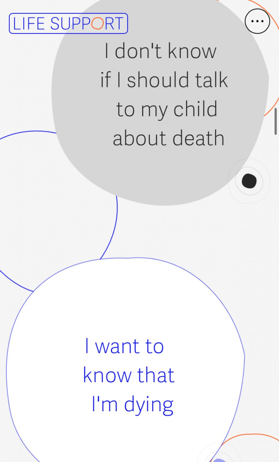 The website's initial grey