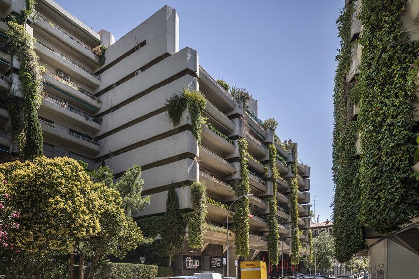 Green balconies at Edificio Princesa