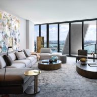 Hernan Arriaga uses Meridiani furniture to style One Thousand Museum apartment