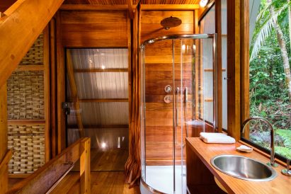 Bathroom of Monkey House cabin