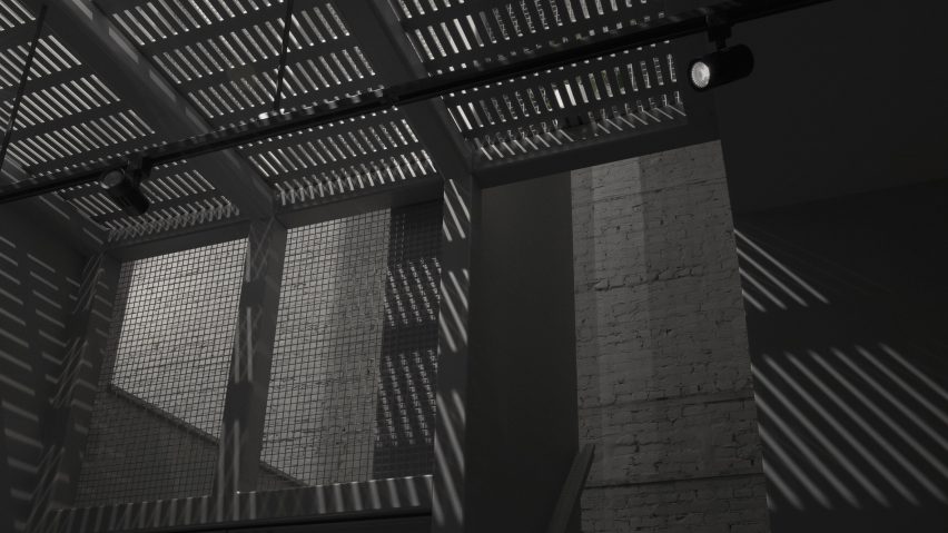 Steel structure in Montreal house