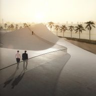 Sou Fujimoto white pavilion in Haikou