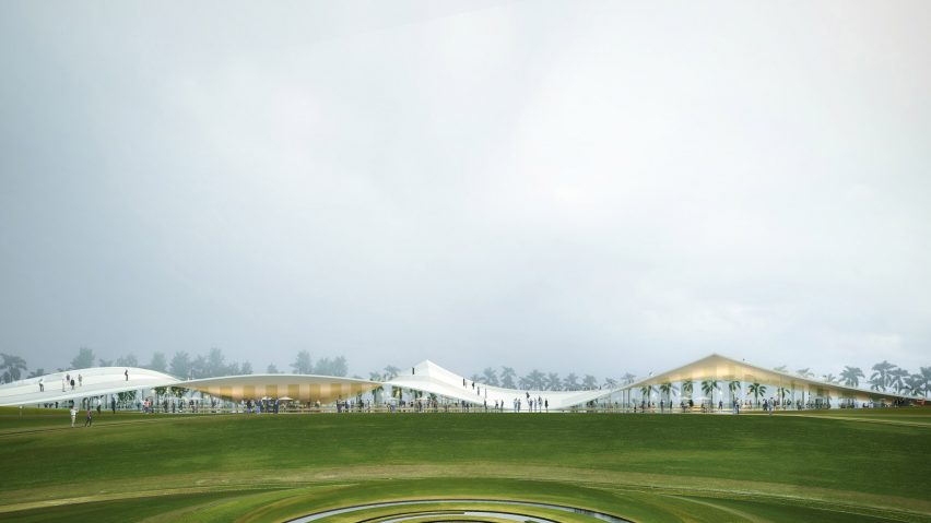 Sou Fujimoto Architects unveils design for walkable Haikou Bay pavilion