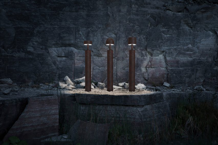 Plant bollard by Thomas Bernstrand for Zero Lighting