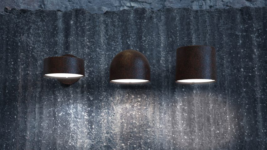 Plant outdoor wall lights in black by Thomas Bernstrand for Zero Lighting