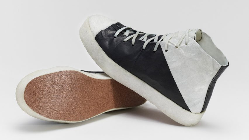 Microbial bio-leather trainers by Public School and Theanne Schiros