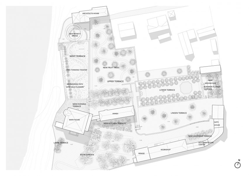 A site plan for the Saalecker Workshops overhaul