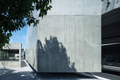 Concrete toilet block