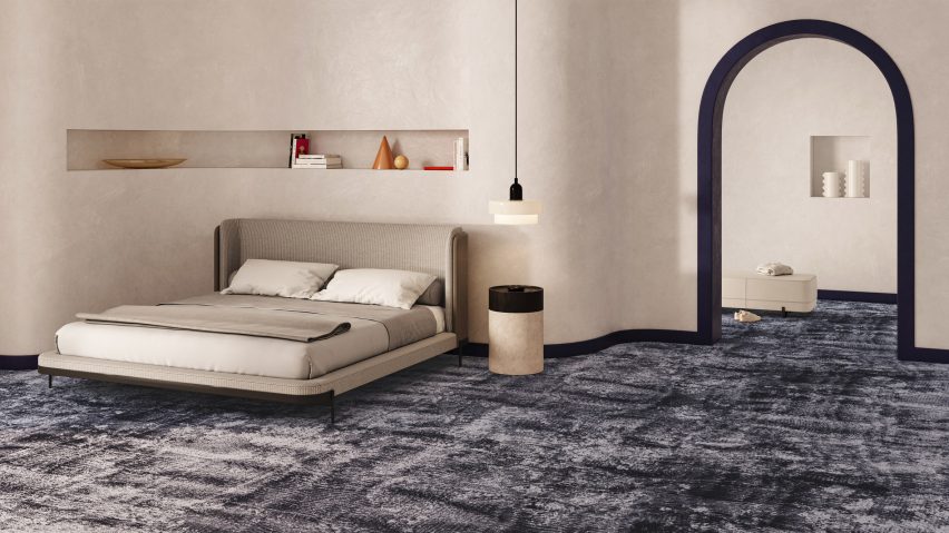 Sierra carpeting in a hotel room