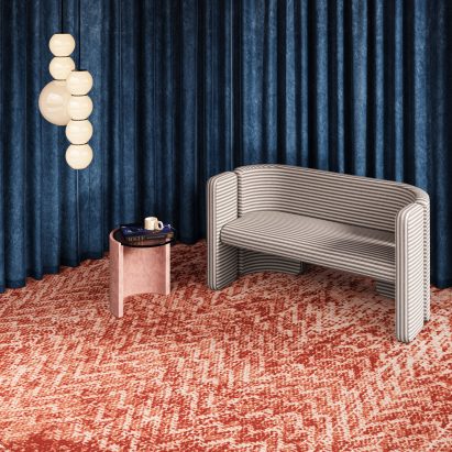 Sierra carpeting in a waiting room