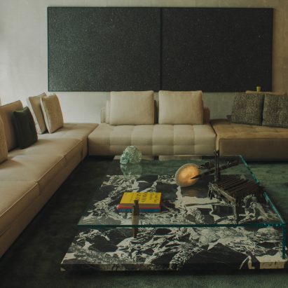 AdH House living room interior and furniture by Simon Hamui