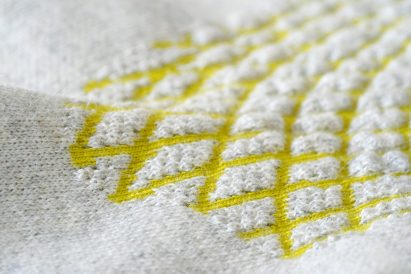 3D knitted dog hair upper designed by Emilie Burfeind