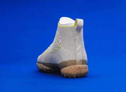Rear view of the Sneature trainer by Emilie Burfeind