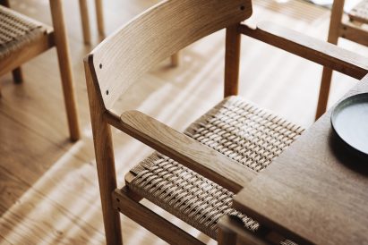 Chair in Substans restaurant in Aarhus by Krøyer & Gatten