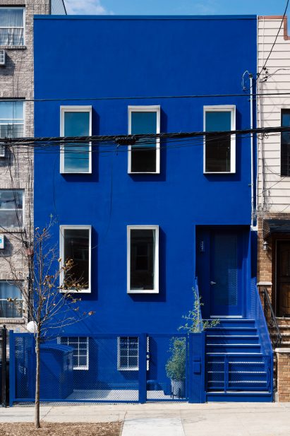 The Blue Building in Bushwick
