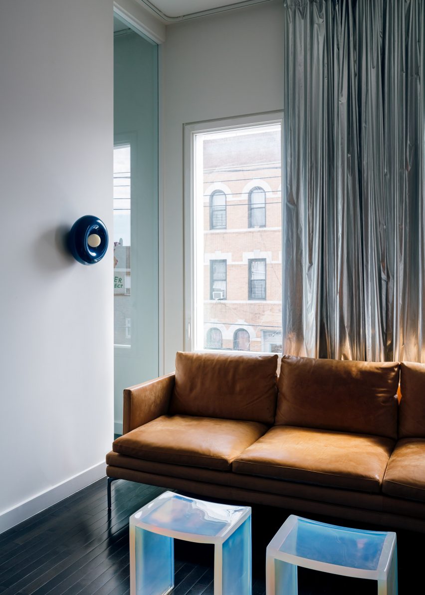 The house is light and airy with large windows