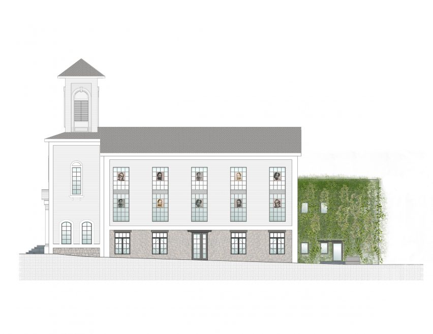 Plans for the Church in Sag Harbour