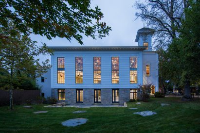 Restored church exterior in Sag Harbour