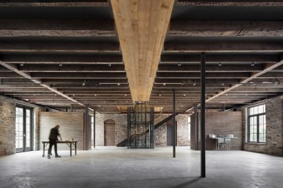 Lower ground of Sag Harbour church by Skolnick Architecture and Design Partnership