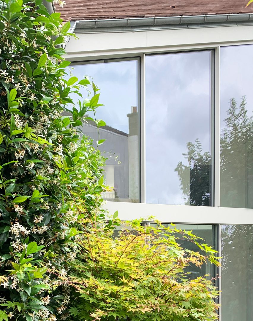 The exterior of a Parisian townhouse renovated by Clément Lesnoff-Rocard