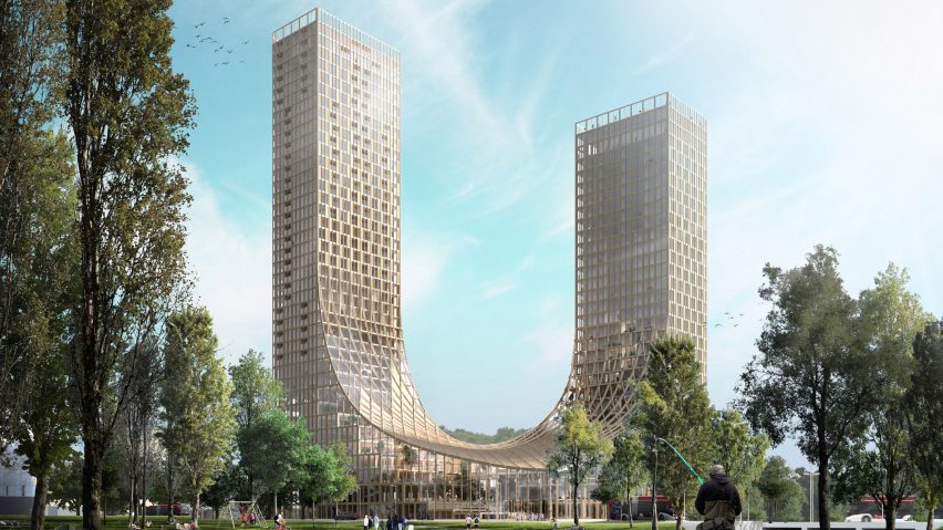 Dutch Mountains CLT skyscrapers