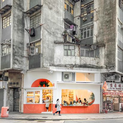 Exterior of Today is Long cafe by Studio Etain Ho and Absence from Island