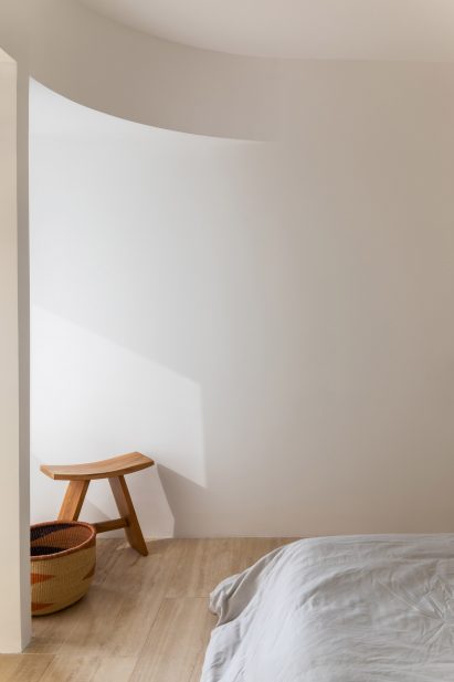 Interiors of housing block by Young & Ayata