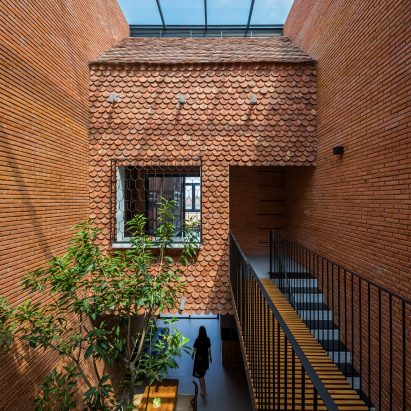 Interior of 2HIEN house in Vietnam by CTA