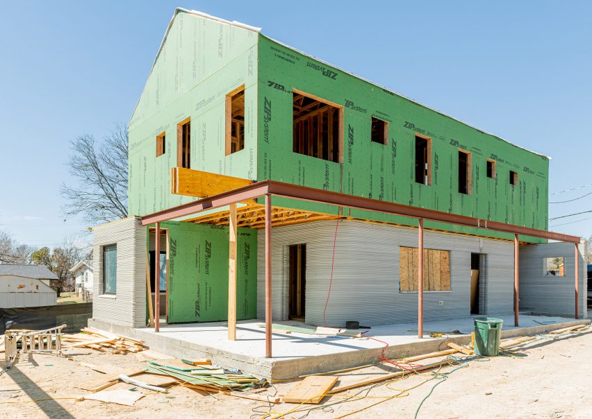Constructing the houses