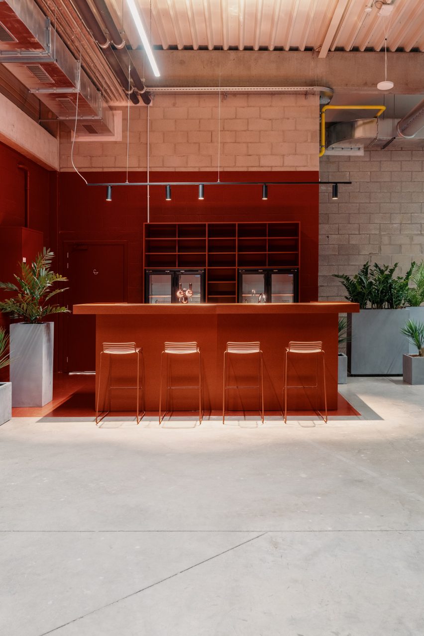 Event spaces are left unfinished