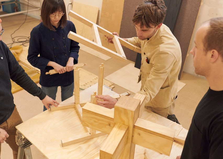 Archival Studies designers assemble their Chair 02