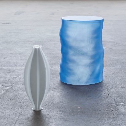 Ctenophora Vase and Morning Dip Side Table and by ninetyoneninetytwo for The Mindcraft Project 2021