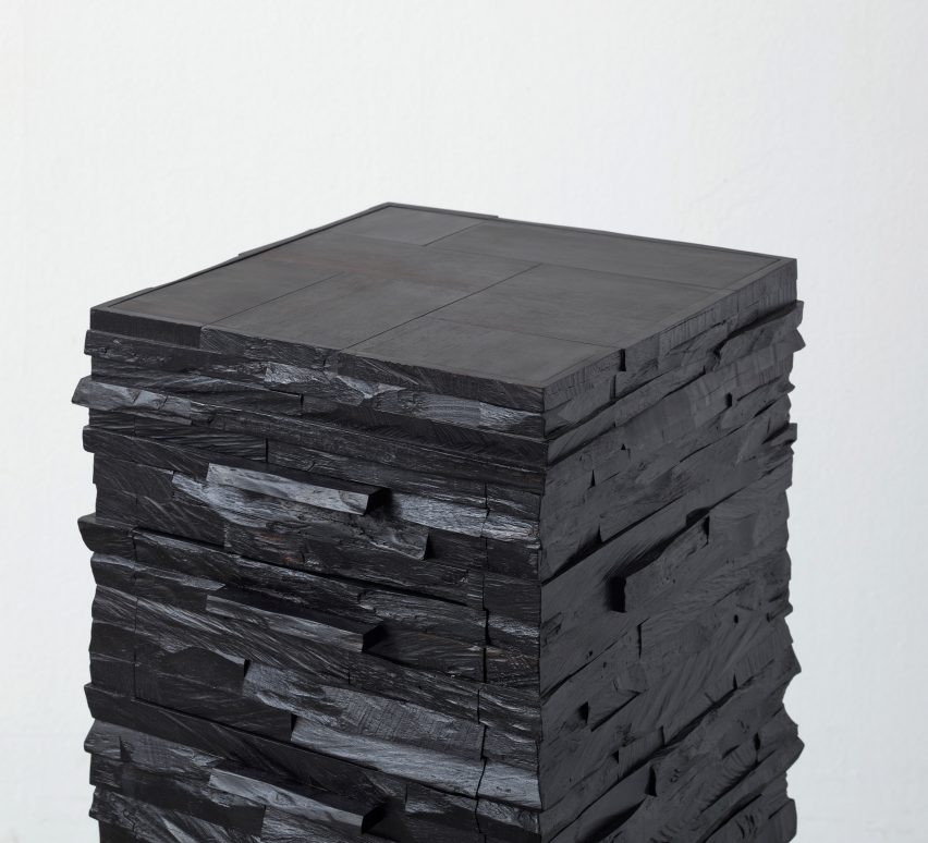 Detail of Ebano cabinet by Rasmus Fenhann for The Mindcraft Project