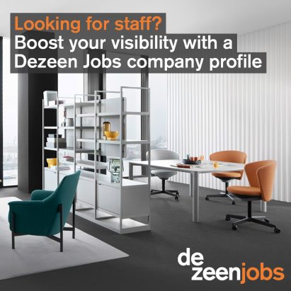 Boost your visibility with a Dezeen Jobs company profile