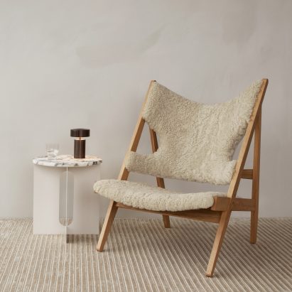 Knitting lounge chair by Ib Kofod-Larsen via Menu