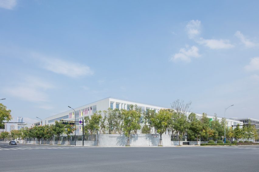 Exterior view of school